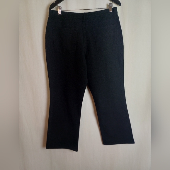 NWT Quacker Factory Jeans Bootcut Dream Jeannes Black Size 14 A210151 - Picture 5 of 7